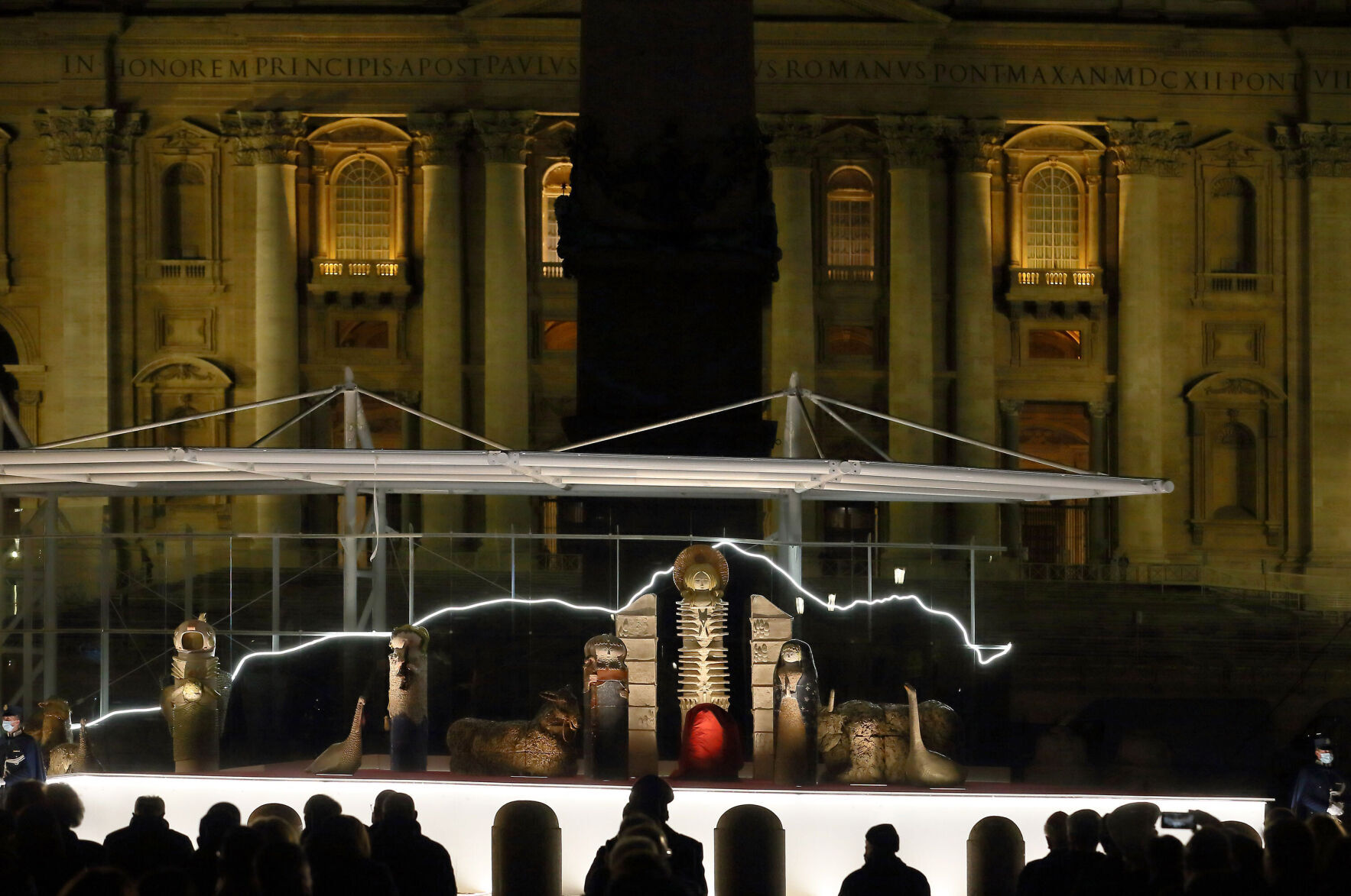 Mary, Joseph and... an astronaut? The Vatican's unconventional nativity scene mocked